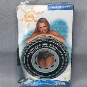 Intex The Wet Set Radial Champs Pool Water Float Ring Tire Tube 59252 36" New